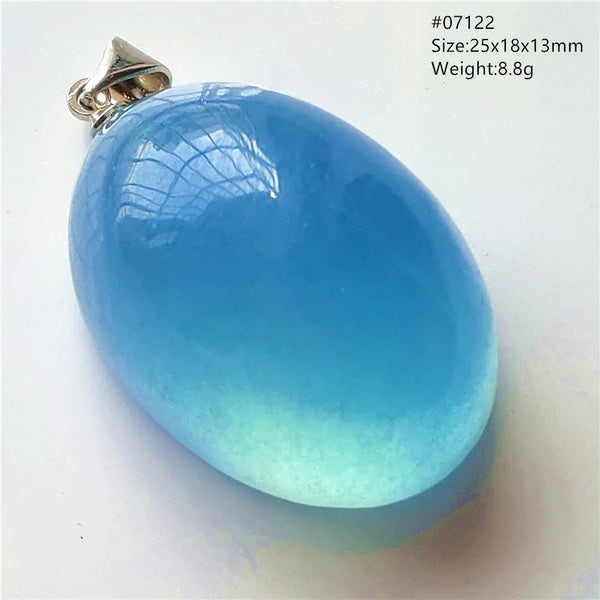 Blue Aquamarine Pendant-ToShay.org