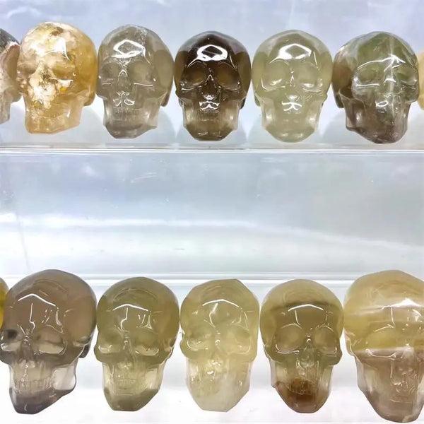 Yellow Fluorite Skull-ToShay.org