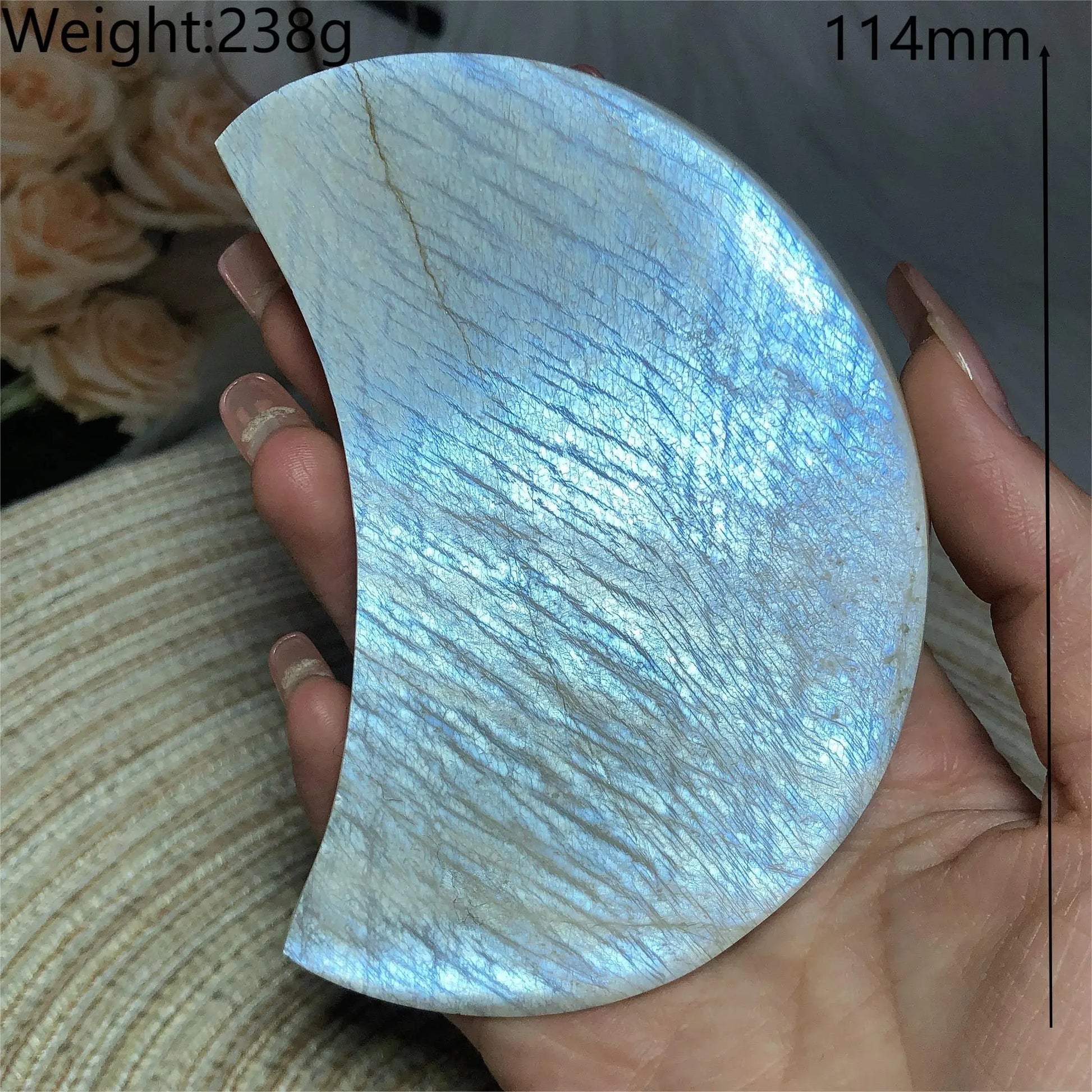 Blue Flash Moonstone Moon-ToShay.org