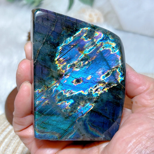 Blue Purple Labradorite Stone-ToShay.org