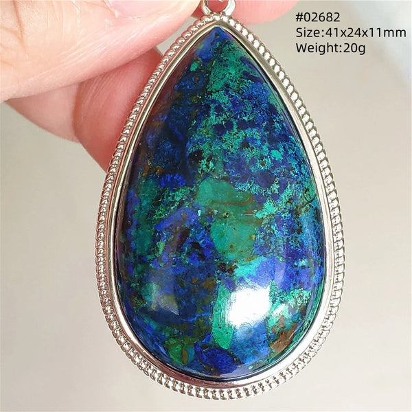 Blue Azurite Pendant-ToShay.org
