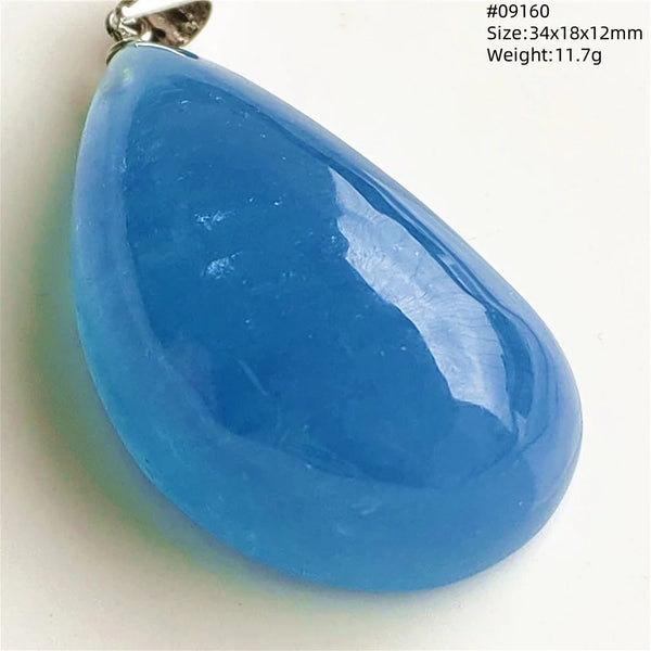 Blue Aquamarine Quartz Pendant-ToShay.org