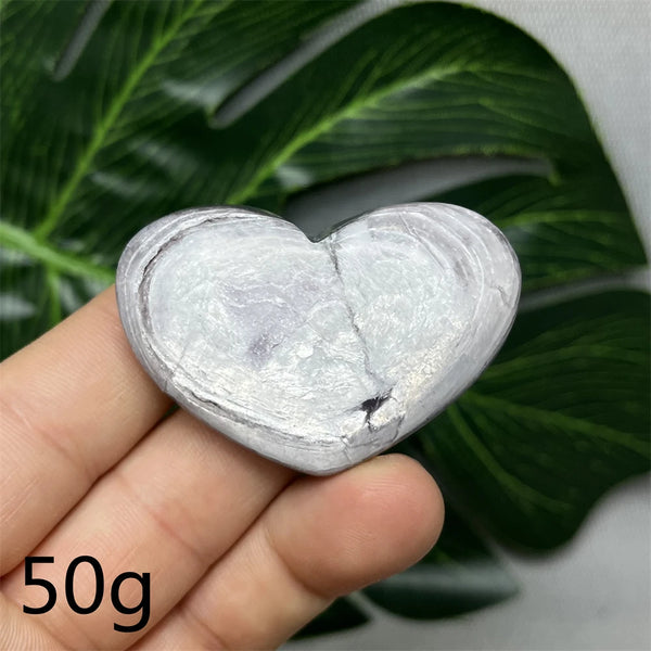 Purple Mica Crystal Heart-ToShay.org