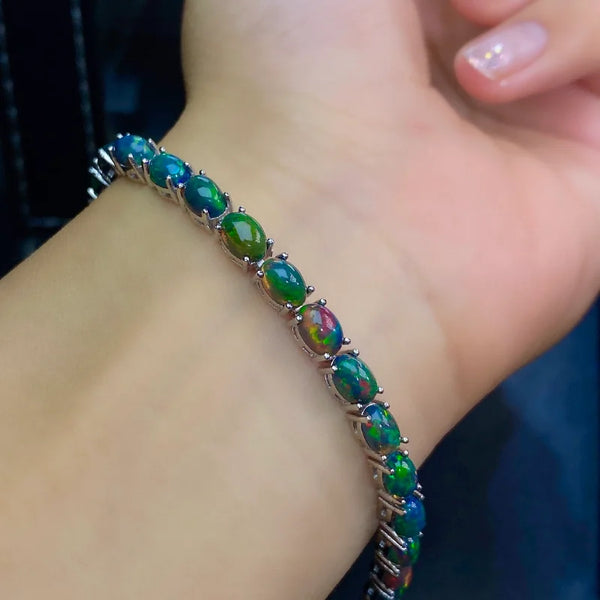 Rainbow Opal Bracelet-ToShay.org