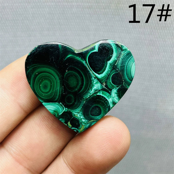 Green Malachite Hearts-ToShay.org