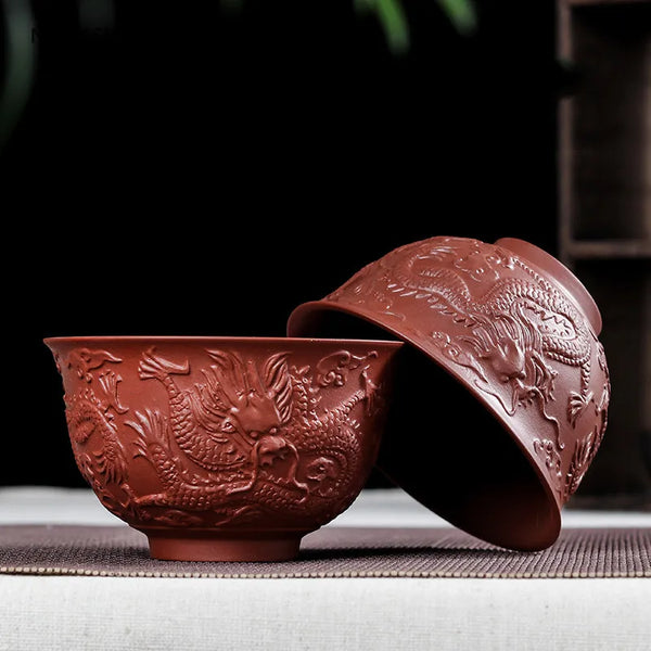 Dragon Clay Tea Bowl-ToShay.org