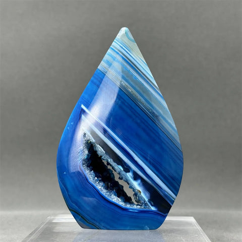 Blue Agate Torch-ToShay.org