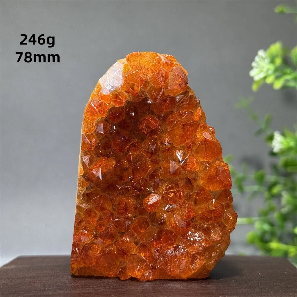 Orange Citrine Cave Cluster-ToShay.org