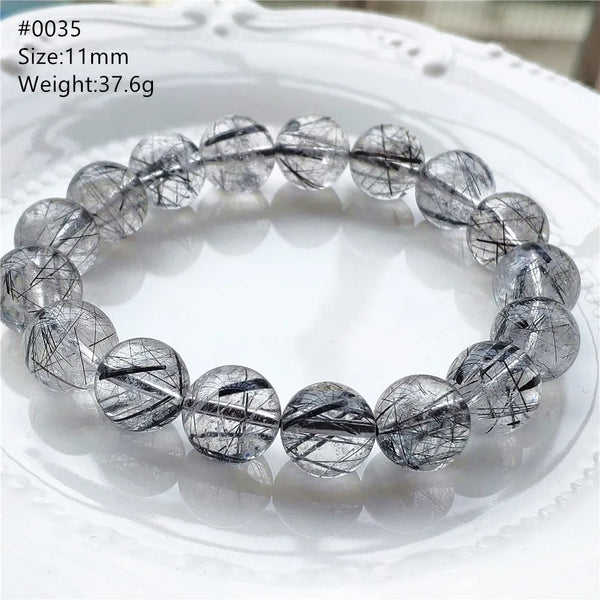 Black Rutilated Quartz Bracelet-ToShay.org