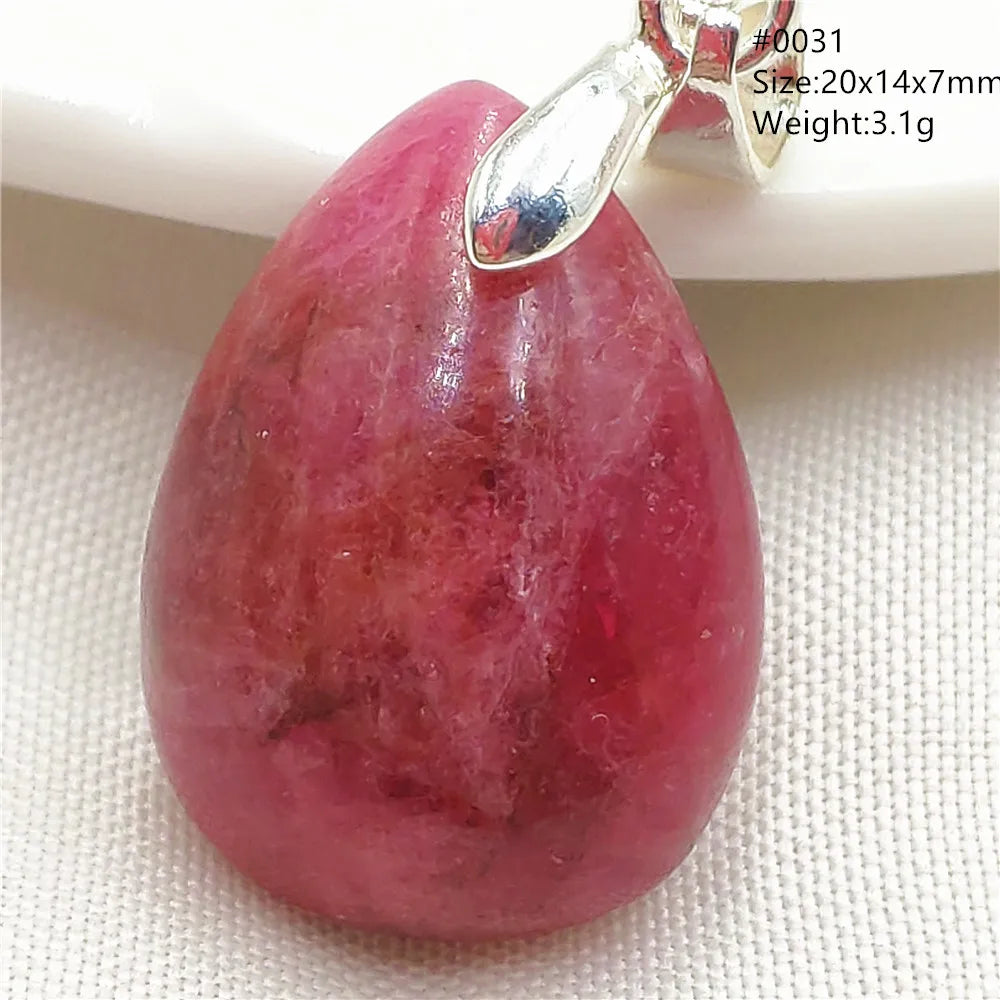 Red Rose Rhodonite Pendant-ToShay.org