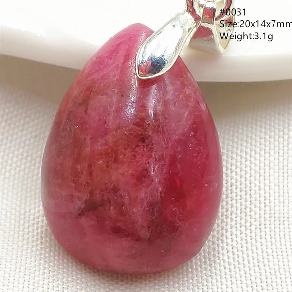 Red Rose Rhodonite Pendant-ToShay.org
