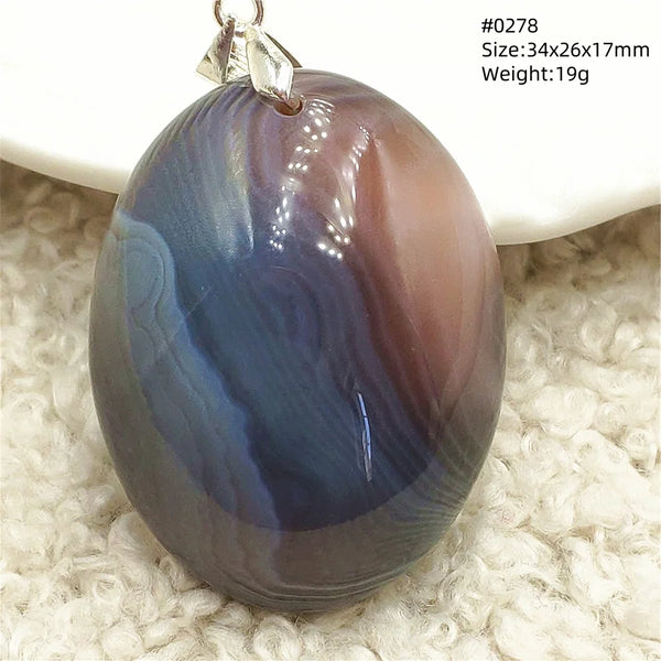 Grey Lace Agate Pendant-ToShay.org