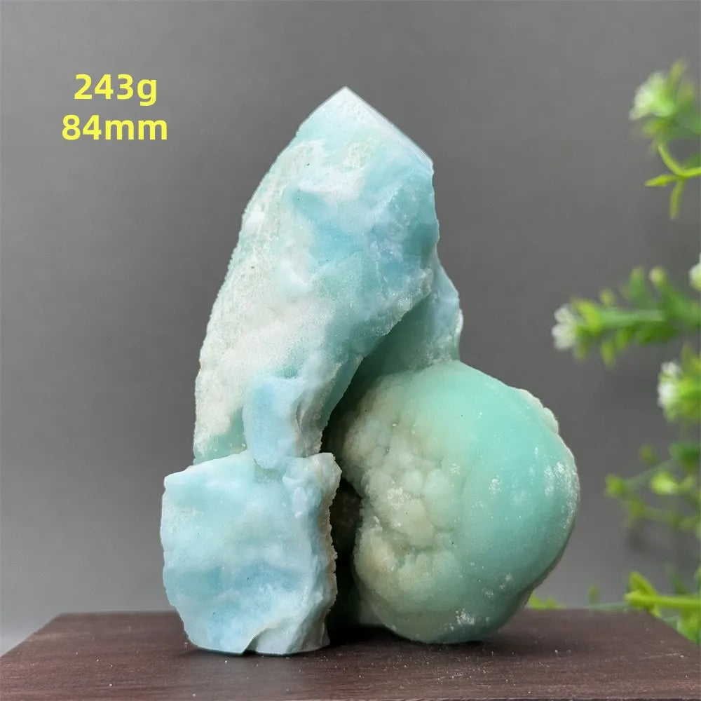 Blue Heteropolar Quartz Tower-ToShay.org