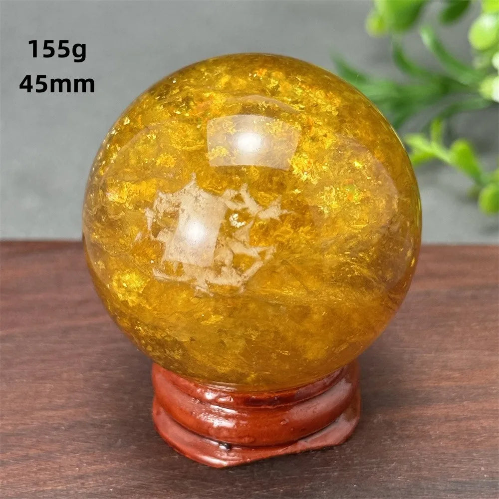Gold Lepidolite Ball-ToShay.org
