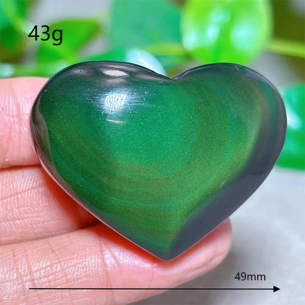 Rainbow Obsidian Heart-ToShay.org