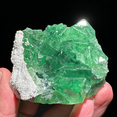 Green Fluorite Crystal Cluster-ToShay.org