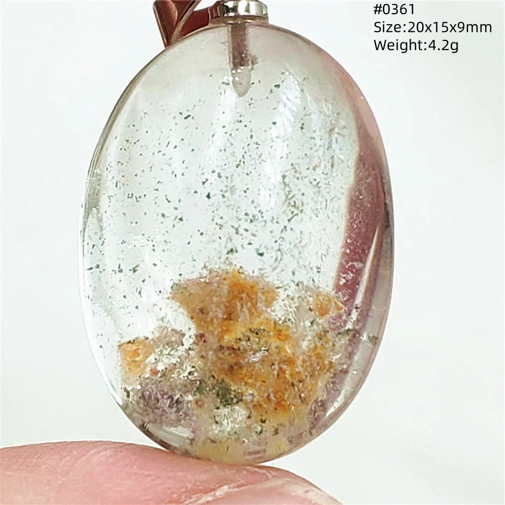 Green Phantom Quartz Pendant-ToShay.org