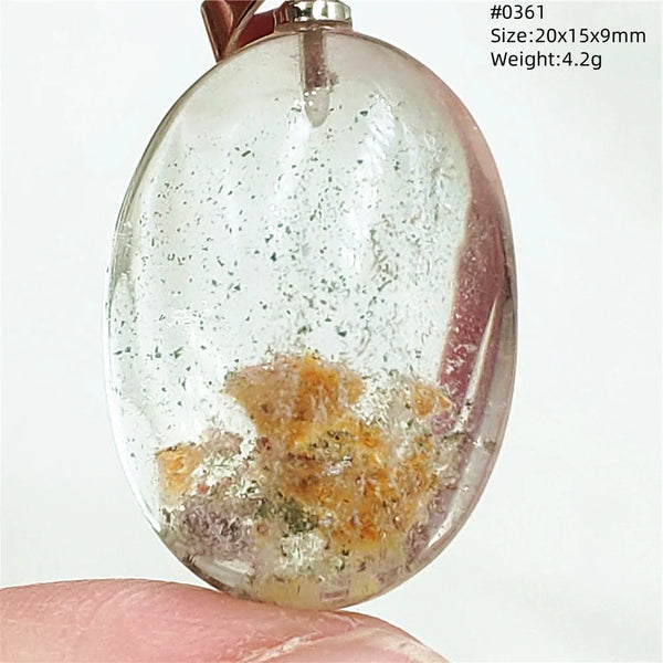 Green Phantom Quartz Pendant-ToShay.org