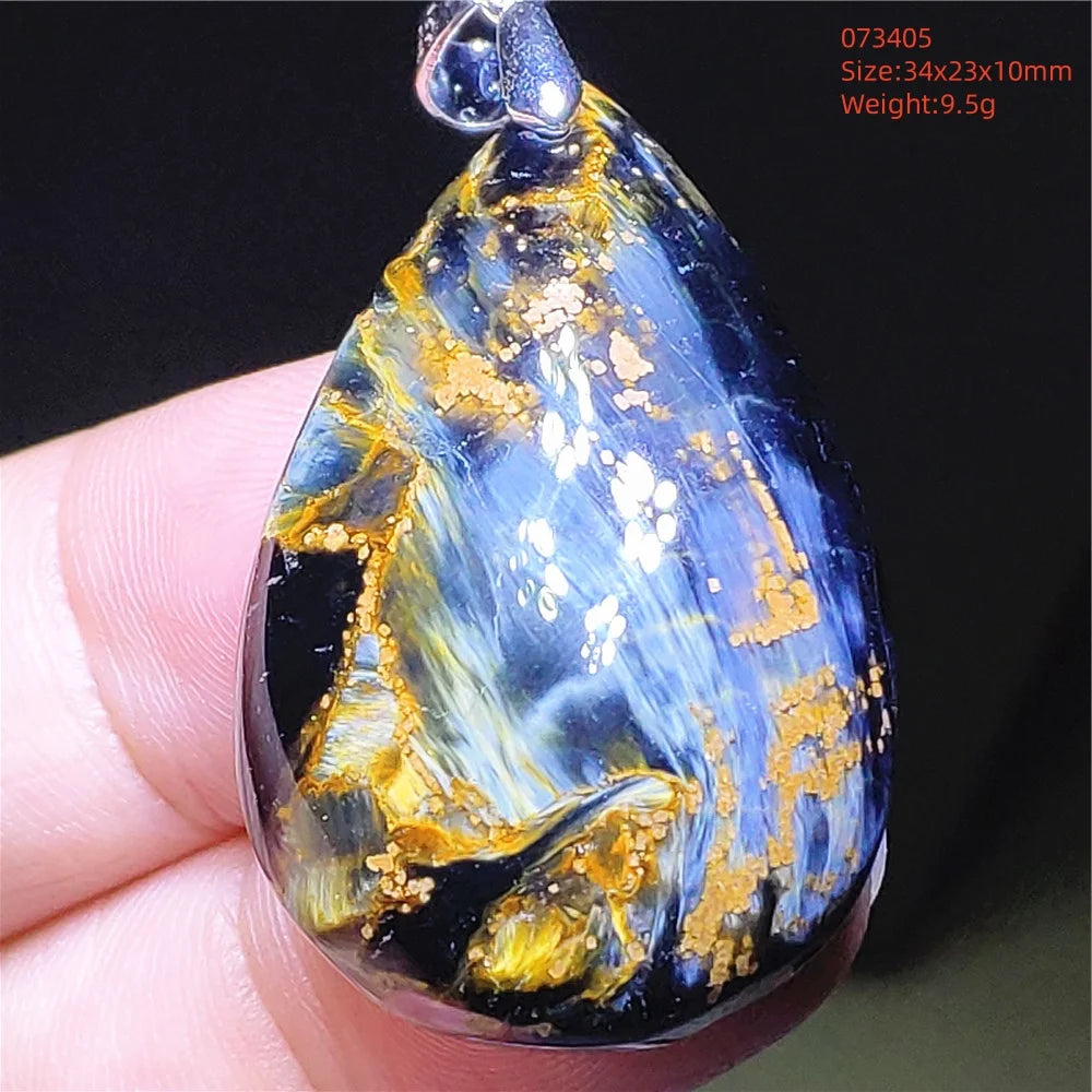 Blue Pietersite Pendant-ToShay.org