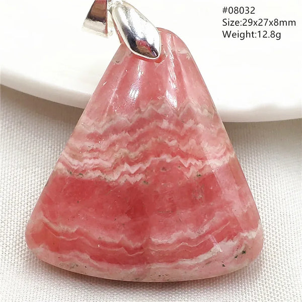 Red Rhodochrosite Pendant-ToShay.org