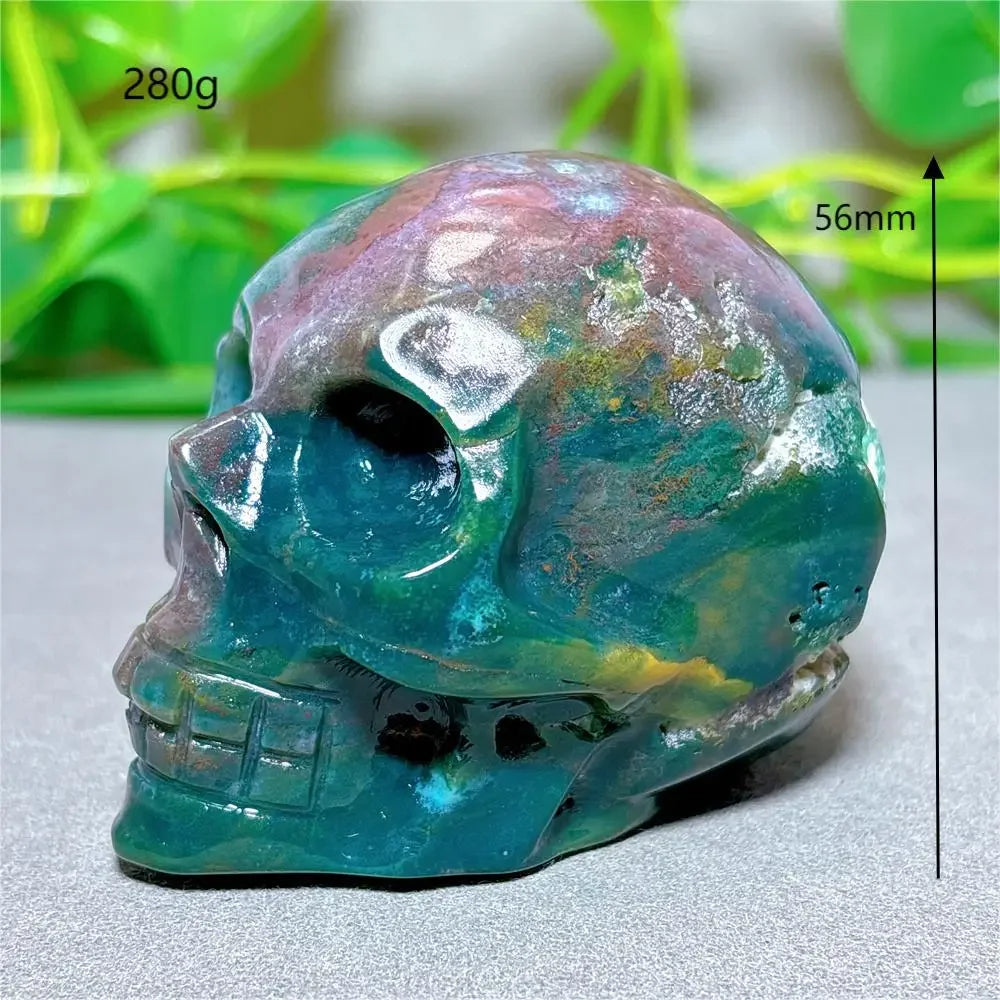 Ocean Jasper Skull-ToShay.org