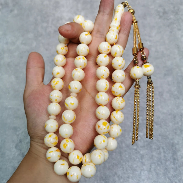 Yellow Amber Prayer Beads-ToShay.org