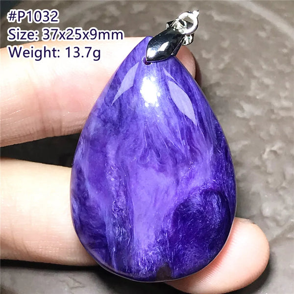 Purple Charoite Pendant-ToShay.org