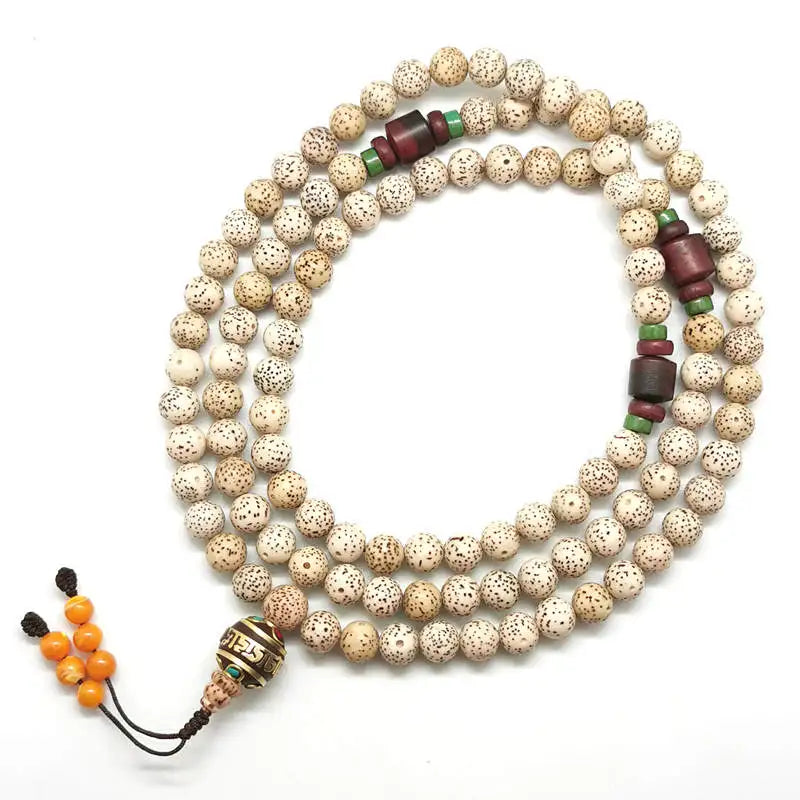 White Star Moon Bodhi Mala-ToShay.org