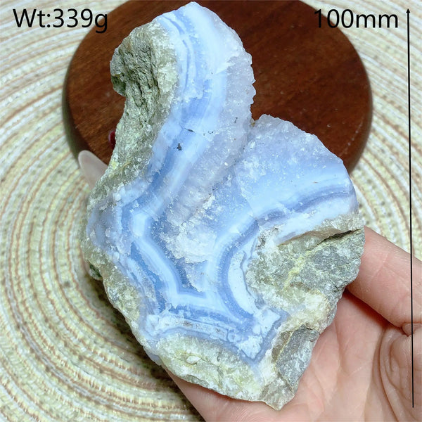 Blue Lace Agate Raw Stone-ToShay.org