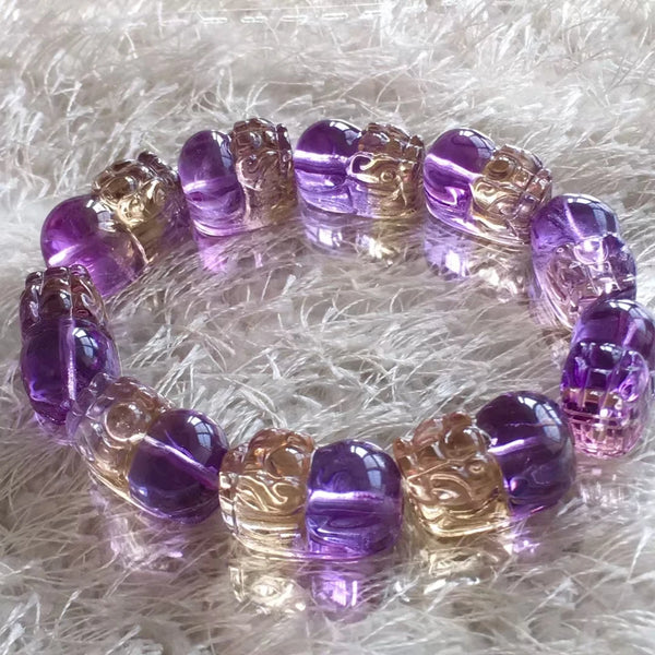 Purple Ametrine Pi Xiu Bracelet-ToShay.org