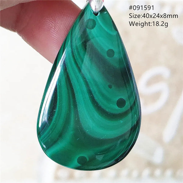 Green Malachite Pendant-ToShay.org