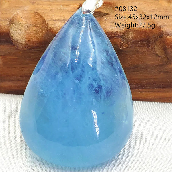 Blue Aquamarine Pendant-ToShay.org