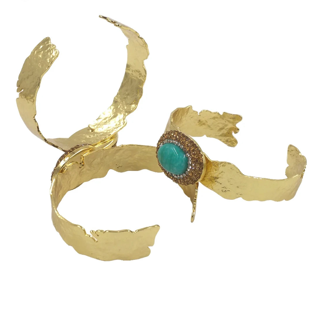 Mixed Crystal Cuff Bracelets-ToShay.org