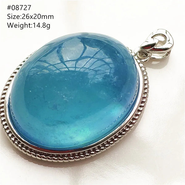 Blue Aquamarine Pendant-ToShay.org