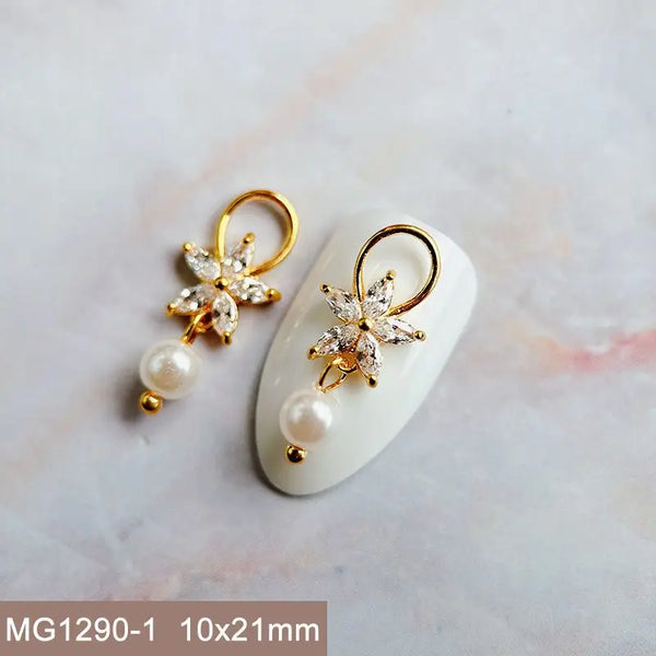 Mixed Gold Crystal Charms-ToShay.org