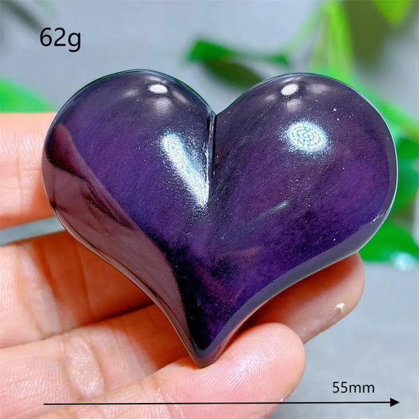 Rainbow Obsidian Heart-ToShay.org
