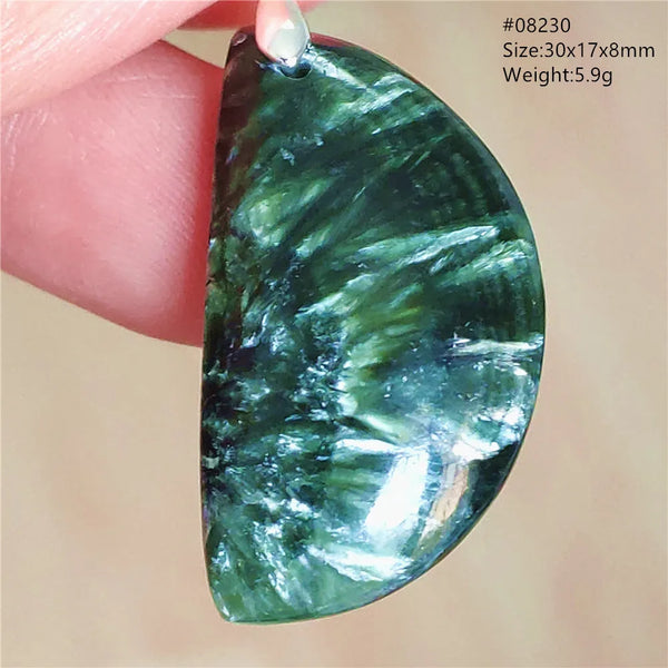 Green Seraphinite Pendant-ToShay.org