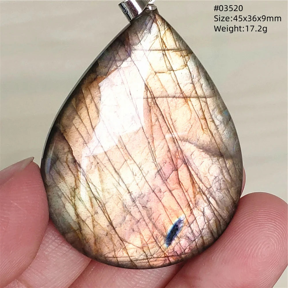 Blue Purple Labradorite Pendant-ToShay.org