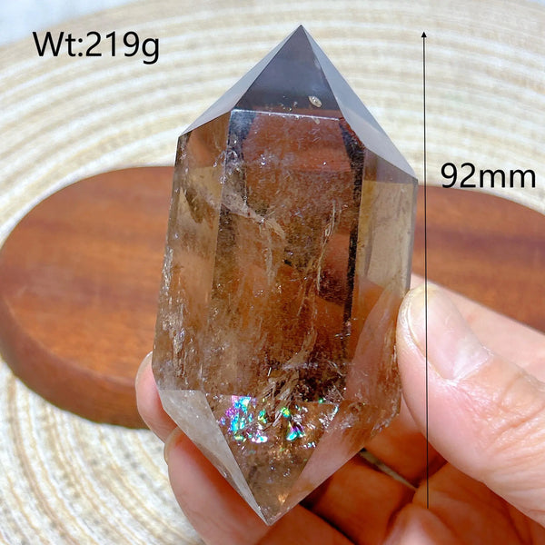 Smokey Rainbow Quartz Point-ToShay.org