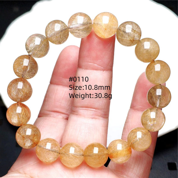 Silver Rutilated Quartz Bracelet-ToShay.org