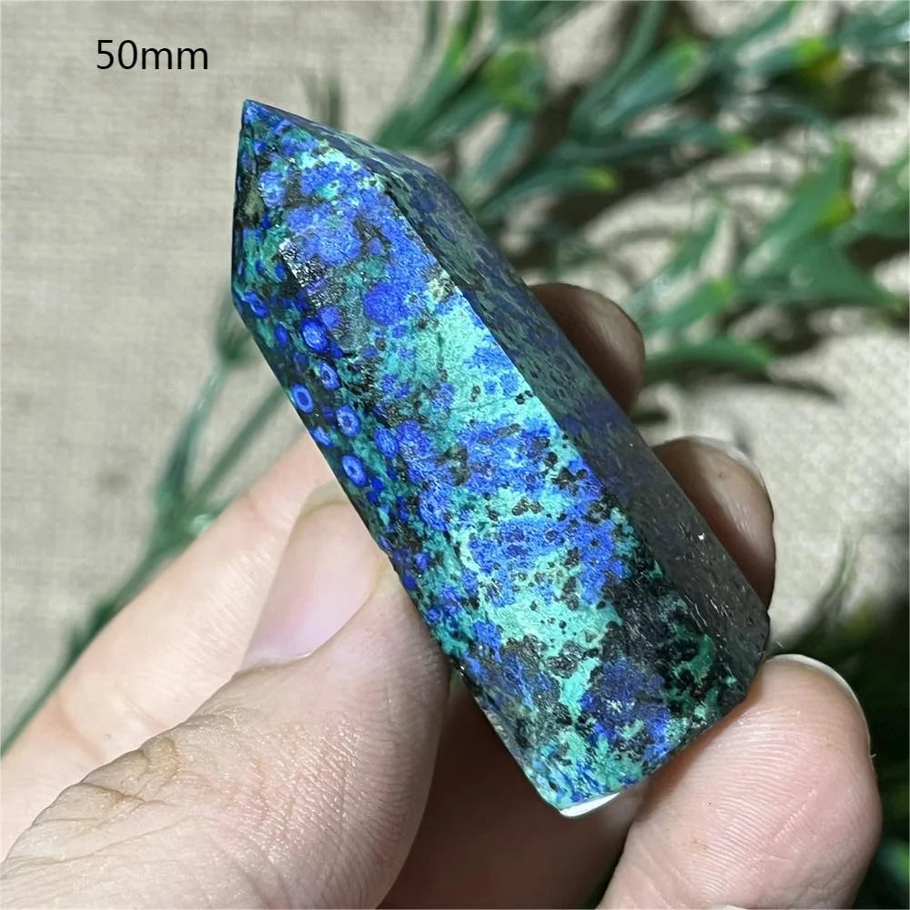 Blue Chrysocolla Point Wand-ToShay.org