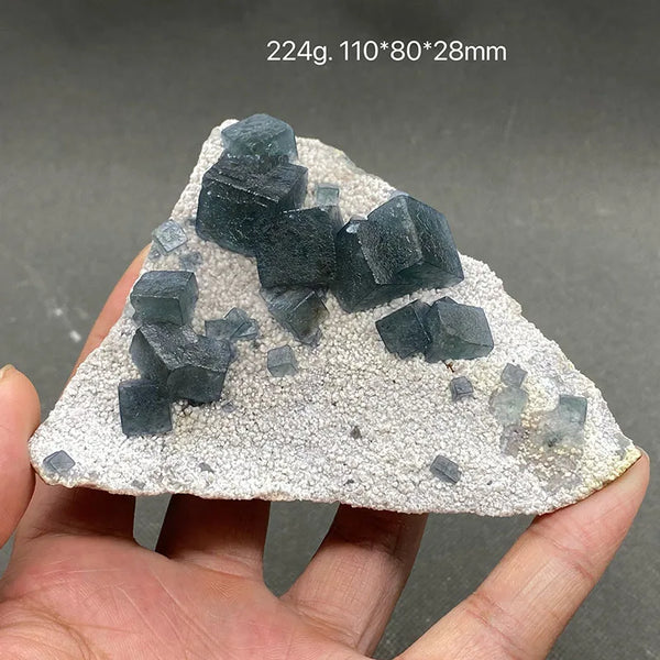 Blue Fluorite Crystal-ToShay.org