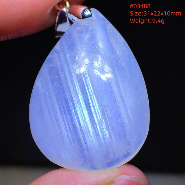 Blue Light Moonstone Pendant-ToShay.org