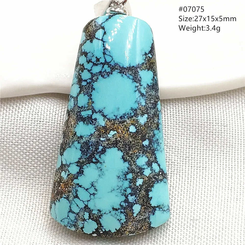 Blue Turquoise Pendant-ToShay.org