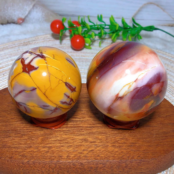 Yellow Mookaite Ball-ToShay.org