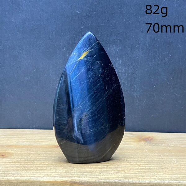 Blue Tiger Eye Stone Flame-ToShay.org