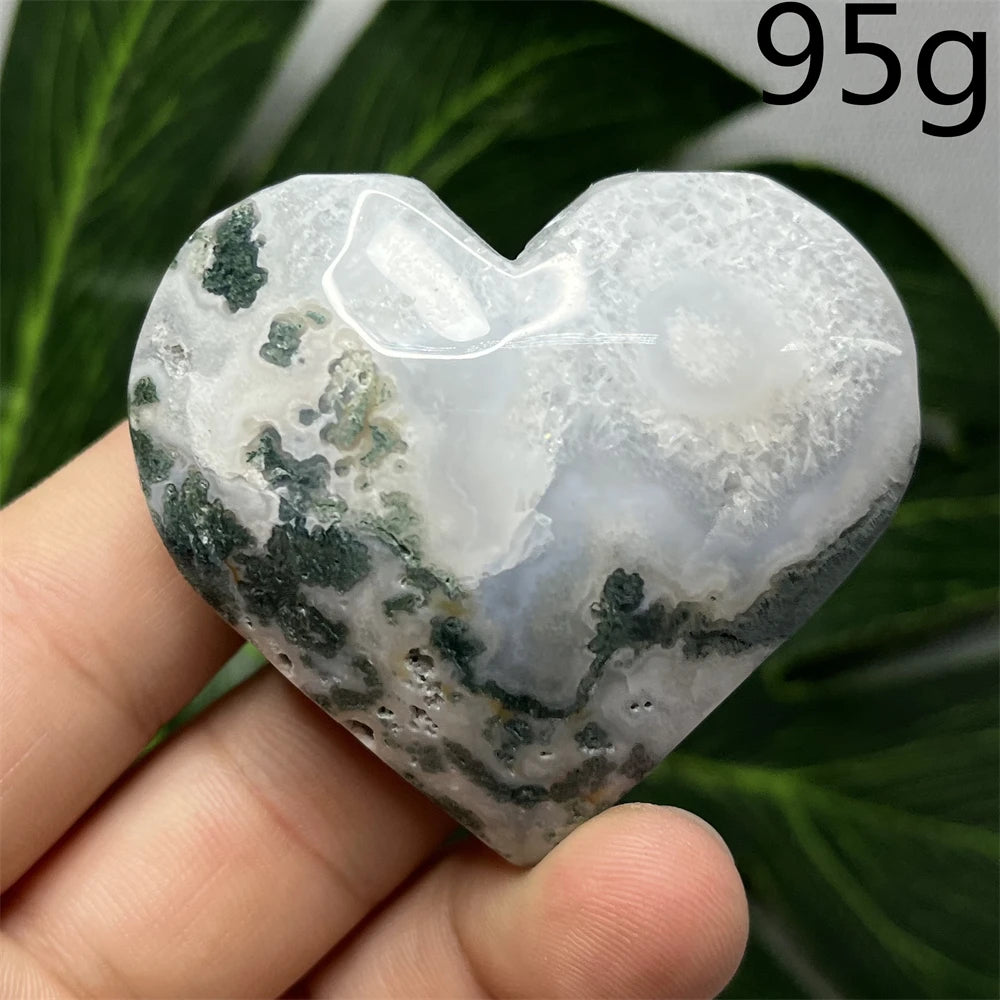 Green Moss Agate Hearts-ToShay.org