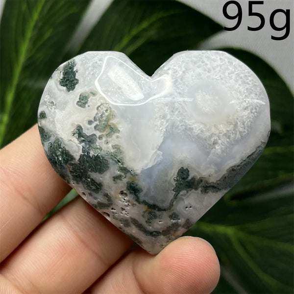 Green Moss Agate Heart-ToShay.org