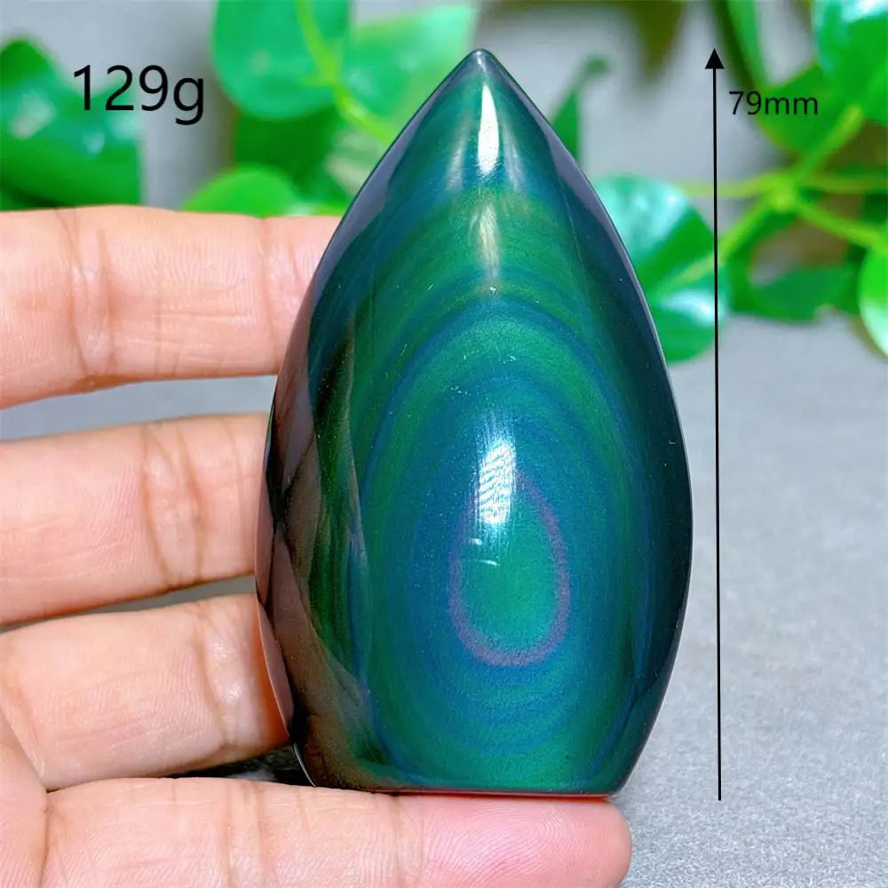 Rainbow Obsidian Torch-ToShay.org