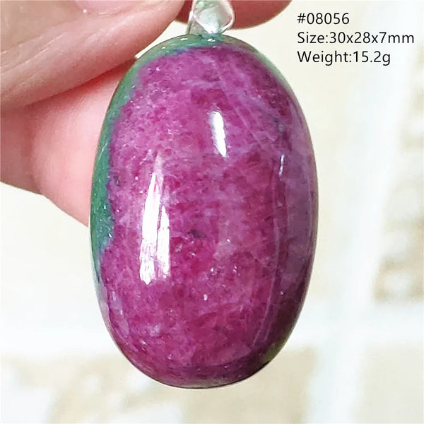 Red Ruby Zoisite Pendant-ToShay.org